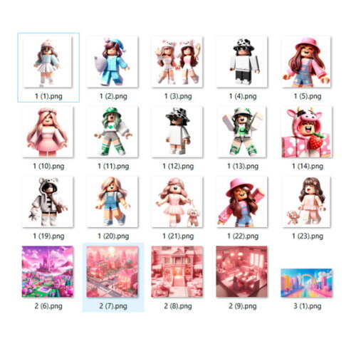 Kit Digital - Roblox Girl