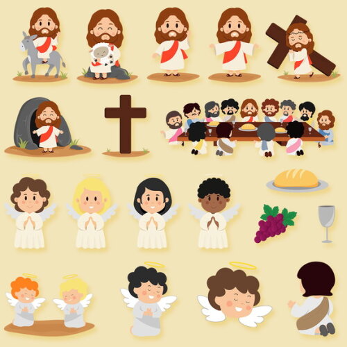 Kit Digital - Scrapbook - Jesus Pascoa