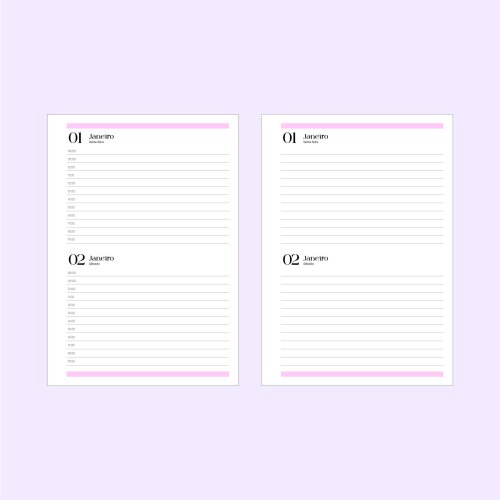 Arquivo Digital - Miolo Agenda Datada 2027 Basica