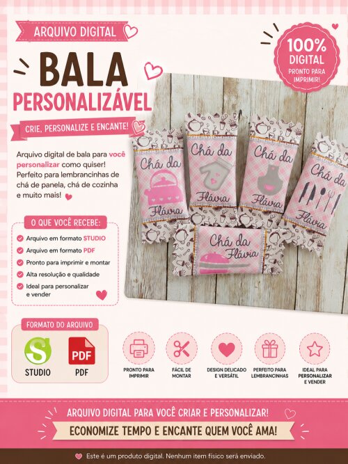 Arquivo Digital - Balas Personalizadas - Cha de Cozinha