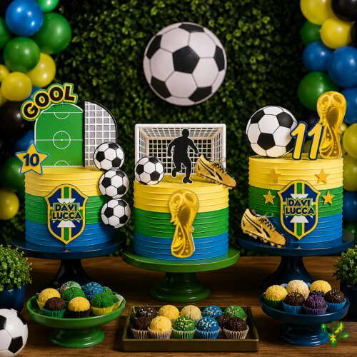 Arquivo de Corte - Topo de Bolo - Copa do Mundo