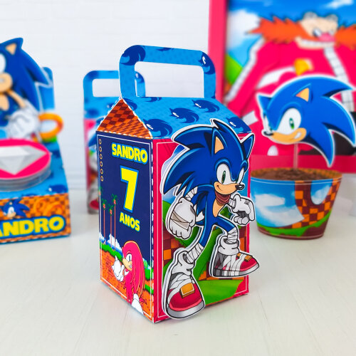 Arquivo de Corte - Festa Pronta - Sonic 02