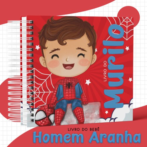 Arquivo Digital - Kit Maternidade - Homem Aranha