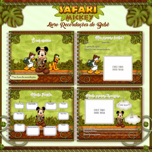 Arquivo Digital - Livro do Bebe - Miquei Safari