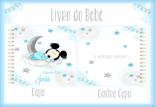 Arquivo Digital - Livro do Bebe - Miquei Bebe Azul (micke)
