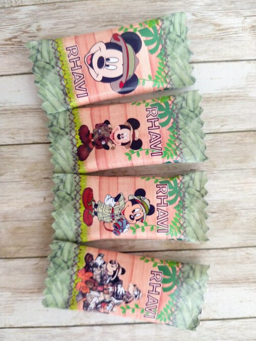 Arquivo Digital - Balas Personalizadas -  Mickey Safari