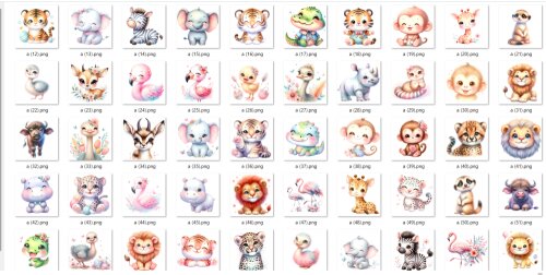 Kit Digital - Safari Cute