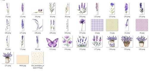 Arquivo de Corte - Festa Pronta - Lavanda