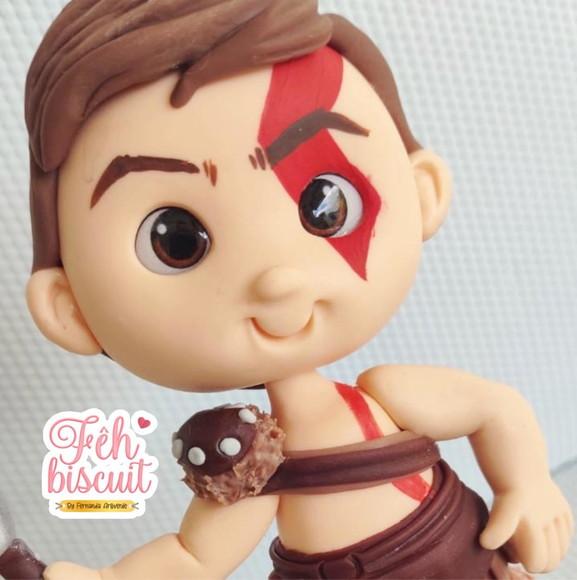 Topo de Bolo God Of War (deus da Guerra)