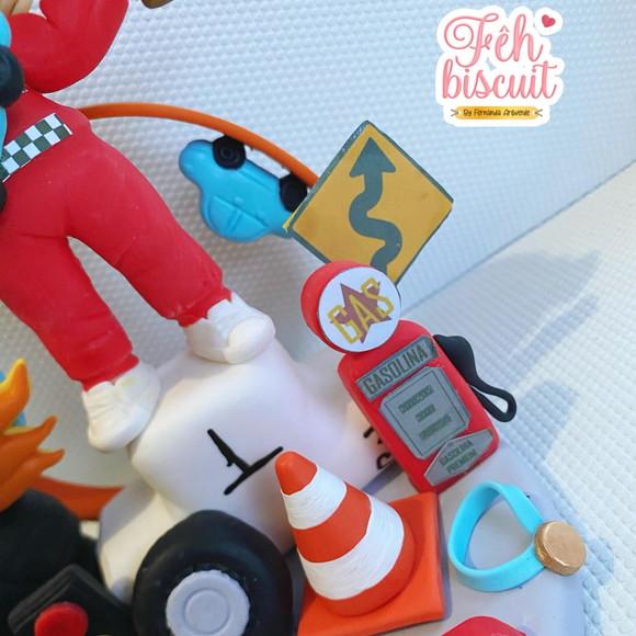 Topo de Bolo Hot Wheels