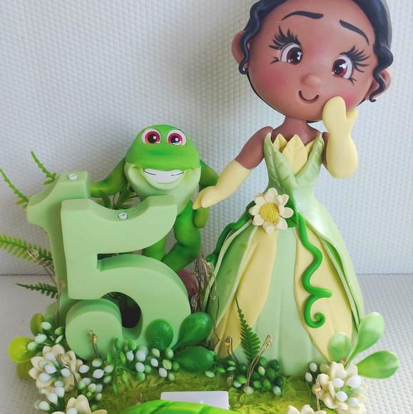 Topo de Bolo Princesa e o Sapo 15 Anos