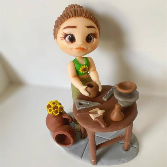 Topo Menina Ceramista