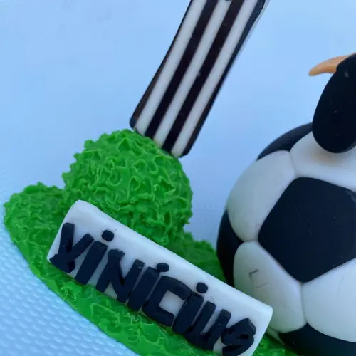 Topo de bolo do Atlético de biscuit