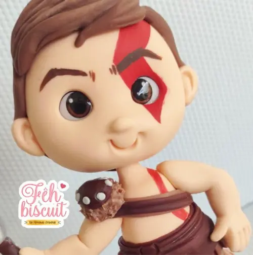 Topo de Bolo God Of War (deus da Guerra)