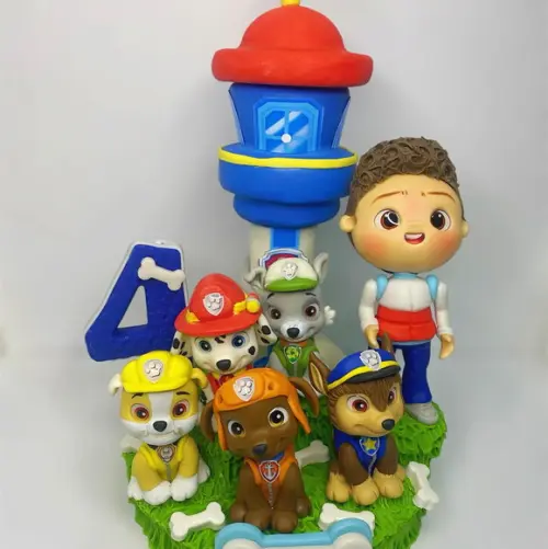 Topo de Bolo Patrulha Canina Farol