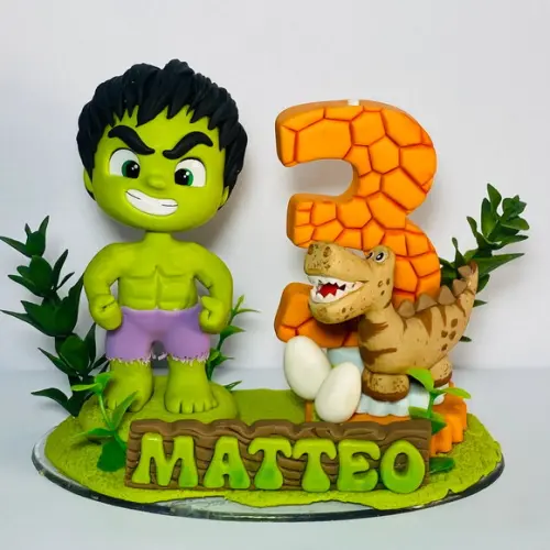 Topo Hulk Dinossauro
