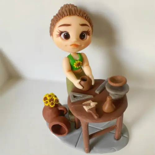 Topo Menina Ceramista