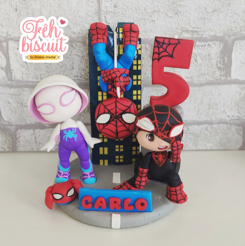 Topo de bolo homem aranha