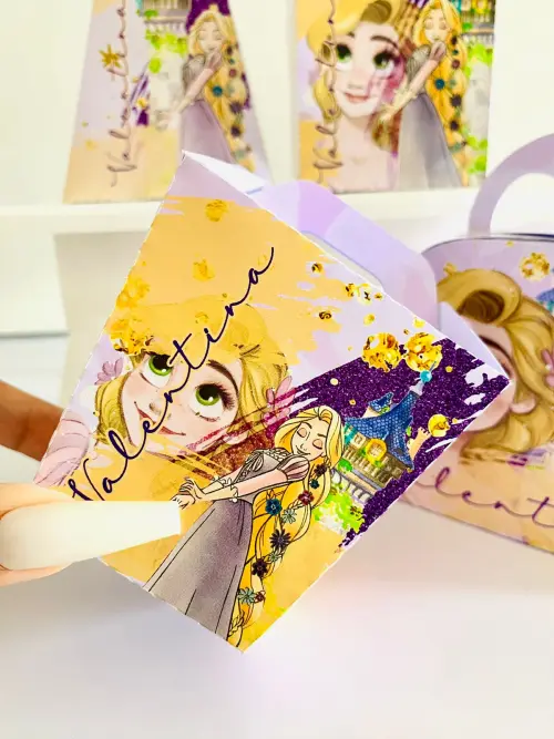 KIT 16 Caixas Rapunzel - PEGUE E MONTE