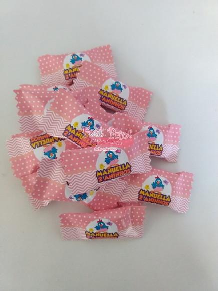 Cento de Bala Personalizada Galinha Pintadinha