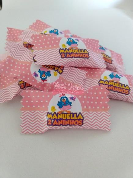 Cento de Bala Personalizada Galinha Pintadinha
