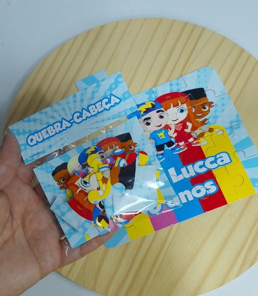 Quebra-cabeça Lembrancinha Aventureiros
