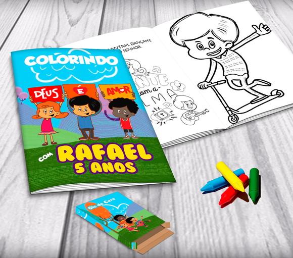 Revista de Colorir 3 Palavrinhas