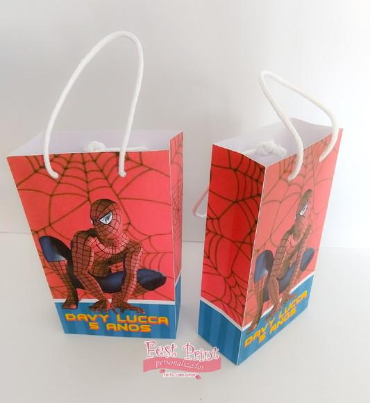 Sacolinha Homem Aranha