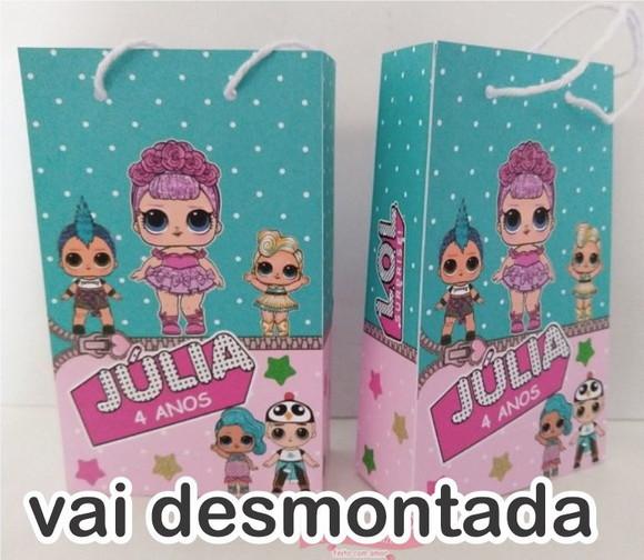 Sacolinha Lol Kit com 50 Unidades Desmontadas