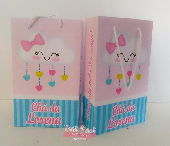 Sacolinha Pequena Chuva de Amor