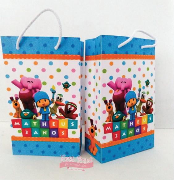 Sacolinha Pocoyo (tamanho Médio)