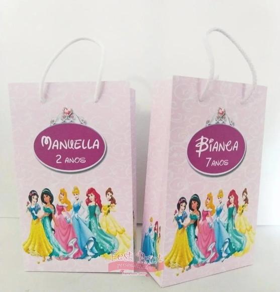 Sacolinha Princesas (príncipes) Média