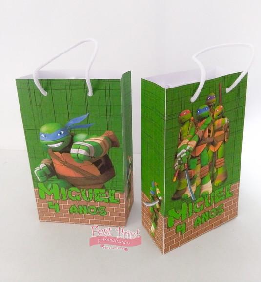 Sacolinha Tartarugas Ninjas