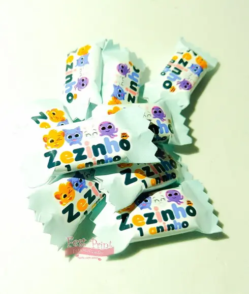 Cento de Bala Personalizadas Bolofofos