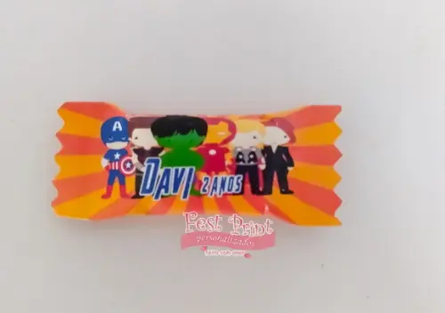 Cento de Bala Personalizada Vingadores