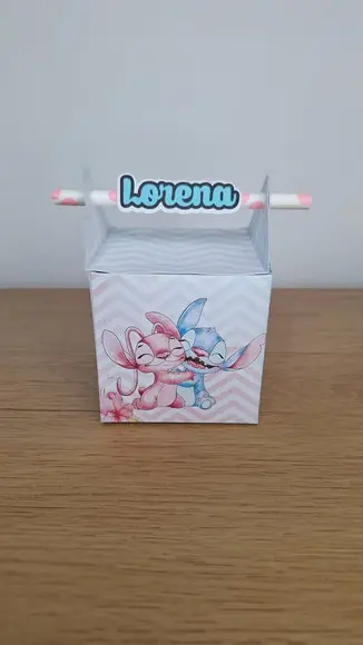 Kit 15 Caixas Stitch e Angel