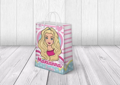 Sacolinha Barbie Tamanho Médio
