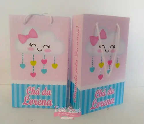 Sacolinha Pequena Chuva de Amor