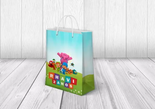 Sacolinha Pocoyo (tamanho Médio)