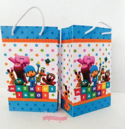 Sacolinha Pocoyo (tamanho Médio)