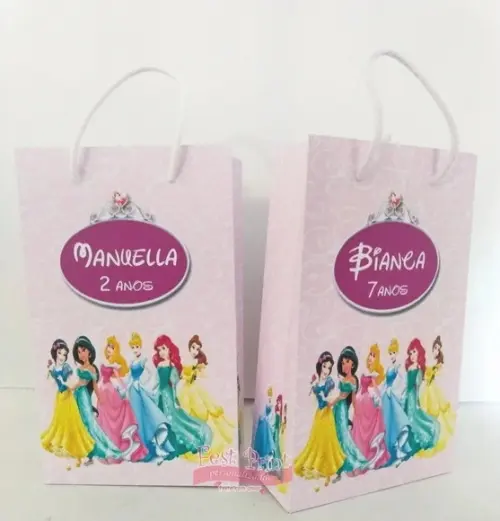 Sacolinha Princesas (príncipes) Média