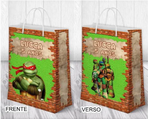 Sacolinha Tartarugas Ninjas