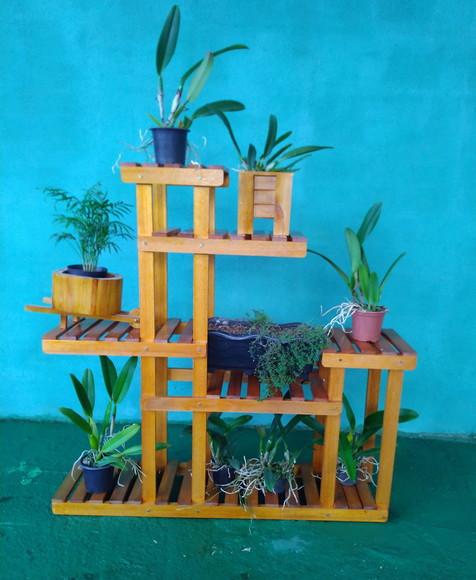 Estante para Planta Floreira Chão Enfeite P Sala sem Rodinha