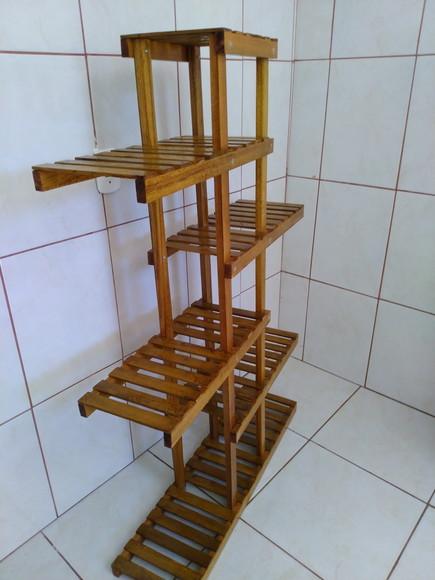 Floreira de Chão/ Suporte para Plantas Grande