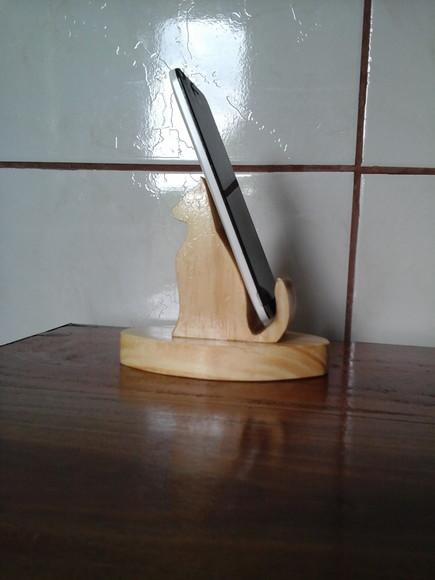 Suporte para celular gatinho