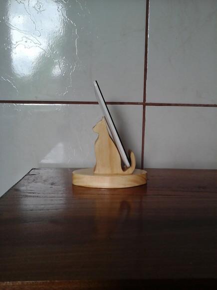 Suporte para celular gatinho