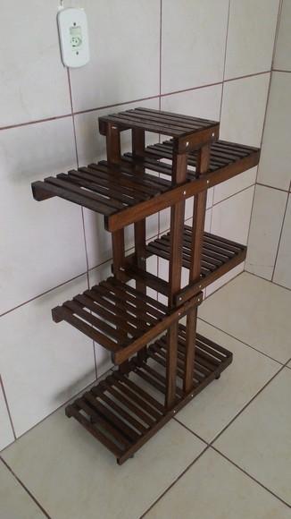 Suporte Expositor para Plantas com Rodízios Jardim Suspenso