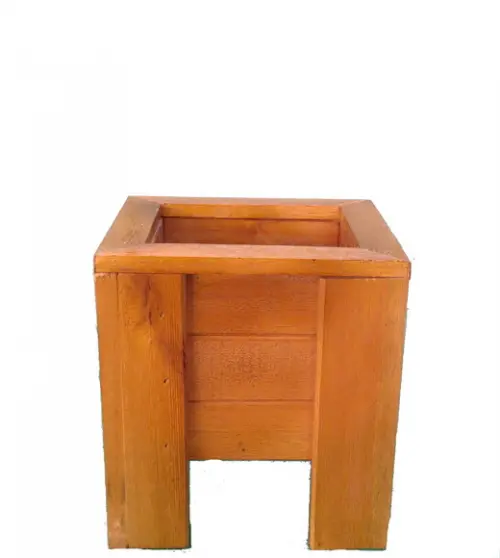 Cachepô De Madeira Vaso Para Plantas De Madeira