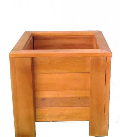Cachepô De Madeira Vaso Para Plantas De Madeira