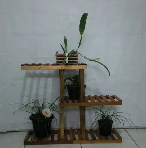 Floreira de Chão Jardim Suspenso Suporte para Flores